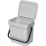 Brabantia Κάδος Απορριμμάτων Πλαστικός Γκρι 3lt 213229 - Image 2