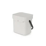 Brabantia Κάδος Απορριμμάτων Πλαστικός Γκρι 3lt 213229 - Image 3
