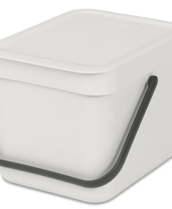 Brabantia Sort & Go Κάδος Απορριμμάτων Πλαστικός Light Grey 6lt 213267