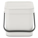 Brabantia Sort & Go Κάδος Απορριμμάτων Πλαστικός Light Grey 6lt 213267 - Image 4