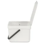 Brabantia Sort & Go Κάδος Απορριμμάτων Πλαστικός Light Grey 6lt 213267 - Image 5