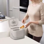 Compact Κάδος Απορριμμάτων από Ανοξείδωτο Ατσάλι Γκρι 4lt 30015 - Image 7