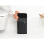 Brabantia Κάδος Απορριμμάτων Πλαστικός Μαύρος 4lt 22 24 81 - Image 6