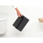 Brabantia Κάδος Απορριμμάτων Πλαστικός Μαύρος 4lt 22 24 81 - Image 9