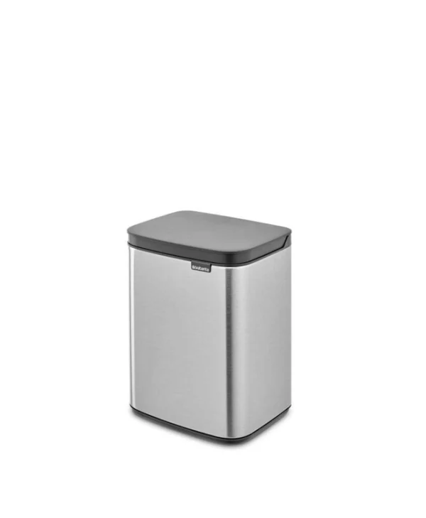 Brabantia Κάδος Απορριμμάτων Πλαστικός Ασημί 4lt 22 28 49