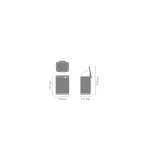 Brabantia Κάδος Απορριμμάτων Πλαστικός Ασημί 4lt 22 28 49 - Image 2