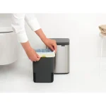 Brabantia Κάδος Απορριμμάτων Πλαστικός Ασημί 4lt 22 28 49 - Image 7