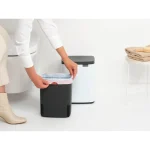 Brabantia Bo Κάδος Απορριμμάτων Πλαστικός Λευκός 7lt 22 23 68 - Image 8
