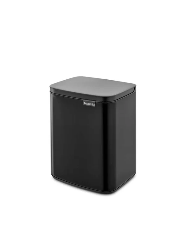 Brabantia Bo Κάδος Απορριμμάτων Πλαστικός Μαύρος 7lt 22 29 00
