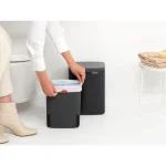 Brabantia Bo Κάδος Απορριμμάτων Πλαστικός Μαύρος 7lt 22 29 00 - Image 7