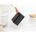 Brabantia Bo Κάδος Απορριμμάτων Πλαστικός Μαύρος 7lt 22 29 00 - Image 9