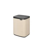 Brabantia Κάδος Απορριμμάτων Πλαστικός Μπεζ 7lt 23 41 01