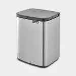 Brabantia Κάδος Απορριμμάτων από Ανοξείδωτο Ατσάλι Γκρι 7lt 22 29 62 - Image 4