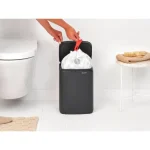 Brabantia Κάδος Απορριμμάτων Πλαστικός Γκρι 7lt 23 37 22 - Image 2