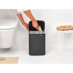 Brabantia Κάδος Απορριμμάτων Πλαστικός Γκρι 7lt 23 37 22 - Image 4