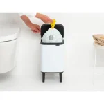 Brabantia Κάδος Απορριμμάτων Πλαστικός Λευκός 4lt 22 70 42 - Image 5