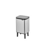 Brabantia Bo Small Hi Κάδος Απορριμμάτων Πλαστικός Ασημί 4lt 22 71 03
