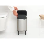 Brabantia Bo Small Hi Κάδος Απορριμμάτων Πλαστικός Ασημί 4lt 22 71 03 - Image 4