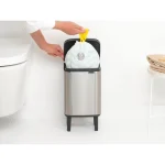 Brabantia Bo Small Hi Κάδος Απορριμμάτων Πλαστικός Ασημί 4lt 22 71 03 - Image 5