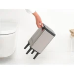 Brabantia Bo Small Hi Κάδος Απορριμμάτων Πλαστικός Ασημί 4lt 22 71 03 - Image 6