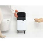 Brabantia Bo Hi Κάδος Απορριμμάτων Πλαστικός Λευκός 7lt 22 71 65 - Image 4