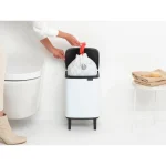 Brabantia Bo Hi Κάδος Απορριμμάτων Πλαστικός Λευκός 7lt 22 71 65 - Image 5