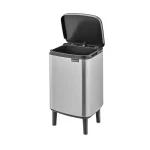 Brabantia Bo Small Hi Κάδος Απορριμμάτων Πλαστικός Ασημί 7lt 22 71 89 - Image 2