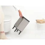 Brabantia Bo Small Hi Κάδος Απορριμμάτων Πλαστικός Ασημί 7lt 22 71 89 - Image 7