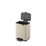 Brabantia Κάδος Απορριμμάτων Πλαστικός με Πεντάλ Μπεζ 4lt 237829 - Image 4