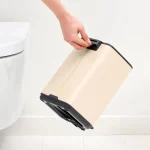 Brabantia Κάδος Απορριμμάτων Πλαστικός με Πεντάλ Μπεζ 4lt 237829 - Image 7