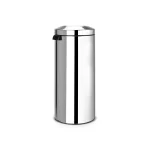 Brabantia Flame Guard Κάδος Απορριμμάτων από Ανοξείδωτο Ατσάλι Brilliant Steel 30lt 28 75 27 - Image 2