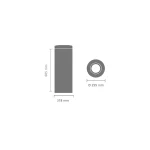 Brabantia Flame Guard Κάδος Απορριμμάτων από Ανοξείδωτο Ατσάλι Brilliant Steel 30lt 28 75 27 - Image 7