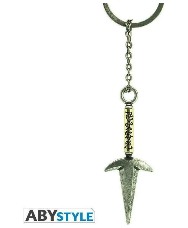 Abysse Μπρελόκ Naruto Shippuden - Hokage 4th Kunai Μεταλλικό Κίτρινο ABYKEY283
