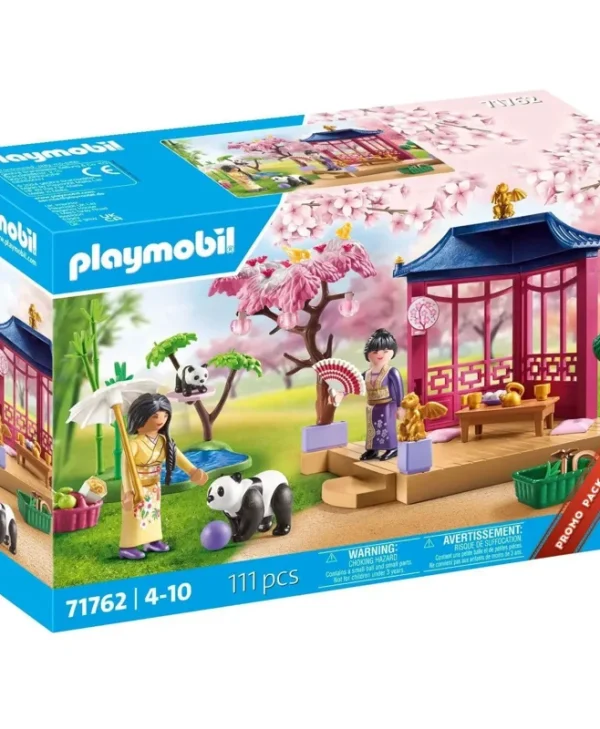 Playmobil Ασιάτικος Κήπος με Κιόσκι & Πάντα για 4-10 ετών 71762