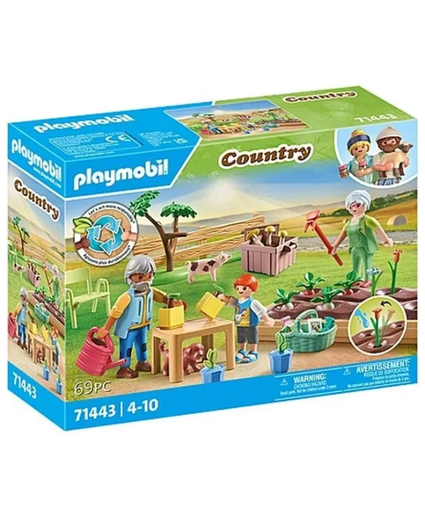 Playmobil Country Ο Λαχανόκηπος Του Παππού Και Της Γιαγιάς για 4-10 ετών 71443