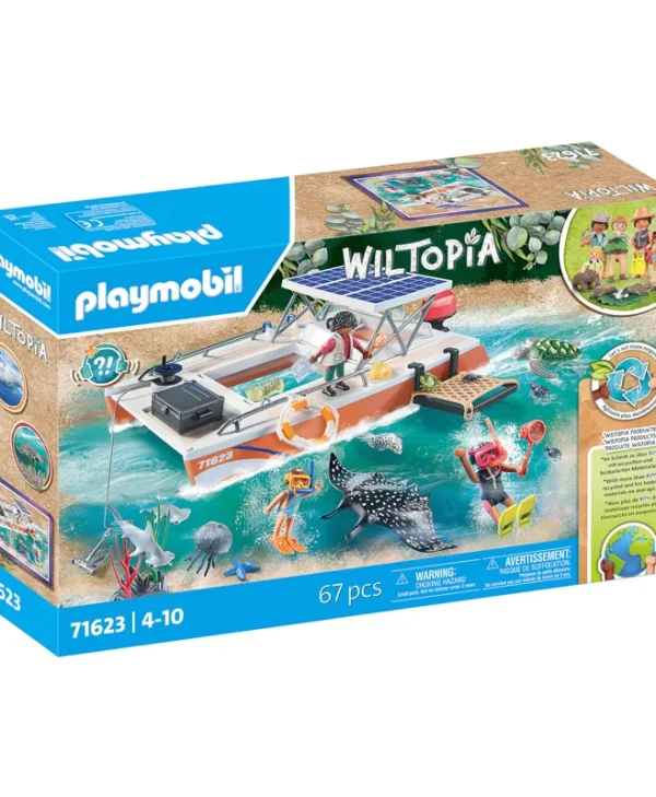 Playmobil Wiltopia Πλωτό Εργαστήριο Υποθαλάσσιων Ερευνών για 4-10 ετών 71623