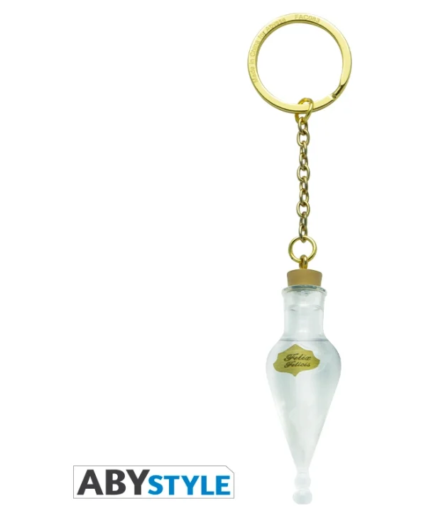 Abysse Μπρελόκ 3D Felix Felicis Πλαστικό Λευκό ABYKEY372