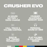 Skullcandy S6EVW-S951 Ασύρματα / Ενσύρματα Over Ear Ακουστικά Λευκά - Image 4