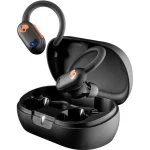 Skullcandy Push ANC Active In-ear Bluetooth Handsfree Ακουστικά με Αντοχή στον Ιδρώτα και Θήκη Φόρτισης Μαύρα S2PAW-S749