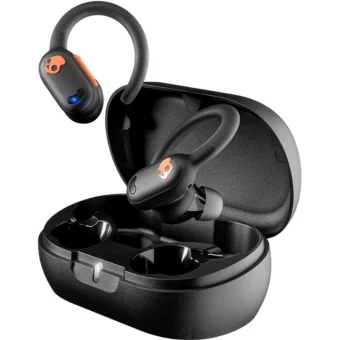 Skullcandy Push ANC Active In-ear Bluetooth Handsfree Ακουστικά με Αντοχή στον Ιδρώτα και Θήκη Φόρτισης Μαύρα S2PAW-S749
