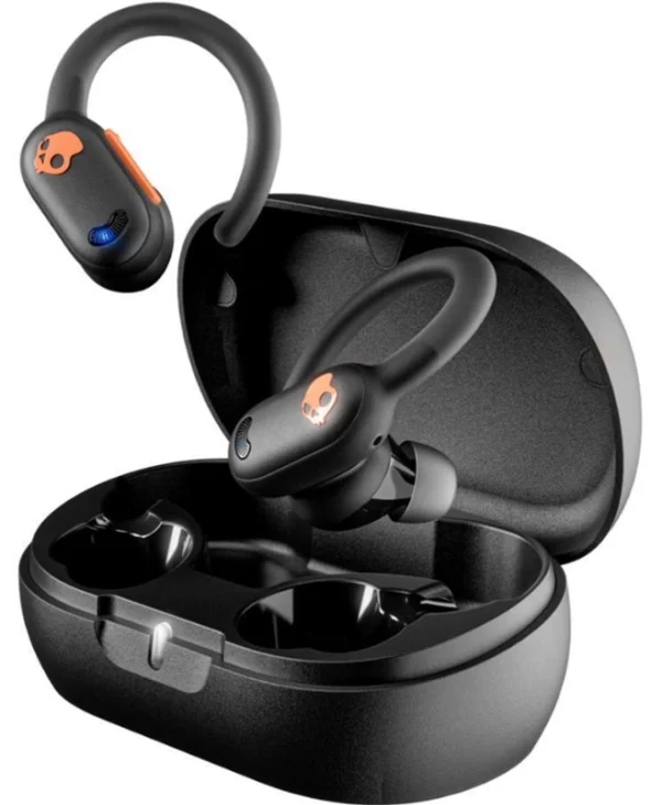 Skullcandy Push ANC Active In-ear Bluetooth Handsfree Ακουστικά με Αντοχή στον Ιδρώτα και Θήκη Φόρτισης Μαύρα S2PAW-S749