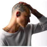 Skullcandy Push ANC Active In-ear Bluetooth Handsfree Ακουστικά με Αντοχή στον Ιδρώτα και Θήκη Φόρτισης Μαύρα S2PAW-S749 - Image 4
