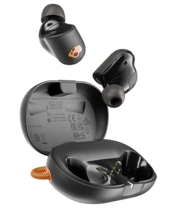Skullcandy Earbud Bluetooth Handsfree Ακουστικά Μαύρα S2SAW-S749