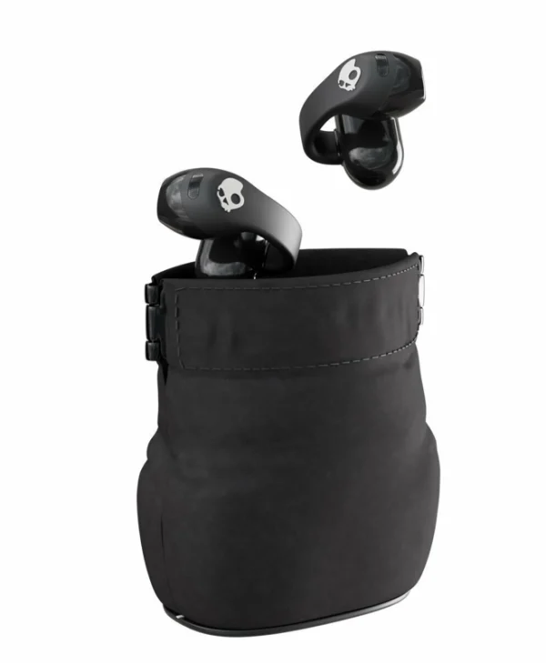 Skullcandy Push 720 Open Open Ear Bluetooth Handsfree Ακουστικά με Αντοχή στον Ιδρώτα και Θήκη Φόρτισης Μαύρα S4EOW-T034