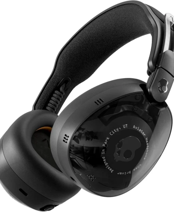 Skullcandy AVIATOR 900 Ασύρματα / Ενσύρματα Over Ear Ακουστικά με 60 ώρες Λειτουργίας και Quick Charge Μαύρα S6AVW-T740