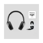 Skullcandy Icon 180 Ασύρματα / Ενσύρματα On Ear Ακουστικά με 50 ώρες Λειτουργίας και Quick Charge Μαύρα S5IEW-T740 - Image 3