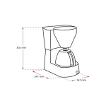 Melitta Easy Timer Προγραμματιζόμενη Καφετιέρα Φίλτρου 1050W Black 1010-14 - Image 6