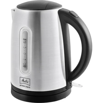 Melitta Prime Aqua Βραστήρας 1.7lt 2200W Ασημί MELITTA PRIME AQUA EU