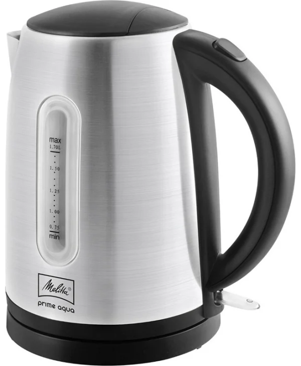 Melitta Prime Aqua Βραστήρας 1.7lt 2200W Ασημί MELITTA PRIME AQUA EU