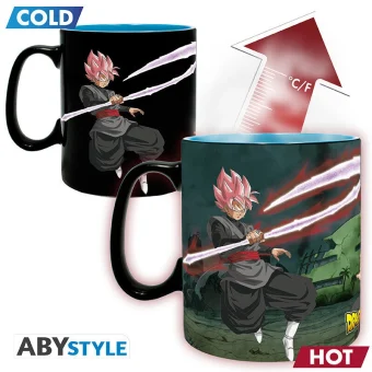 Abysse Dragon Ball Heat Change Κούπα Κεραμική Μαύρη 460ml ABYMUGA449